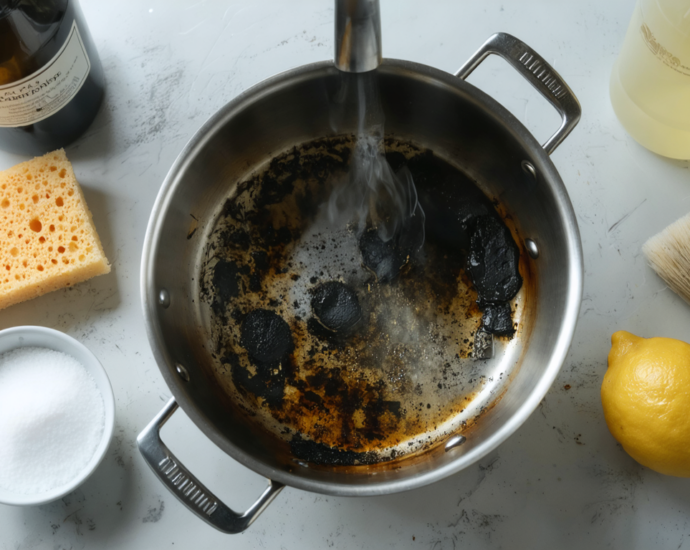 découvrez des astuces efficaces pour nettoyer et redonner vie à une casserole brûlée, facilement et rapidement.