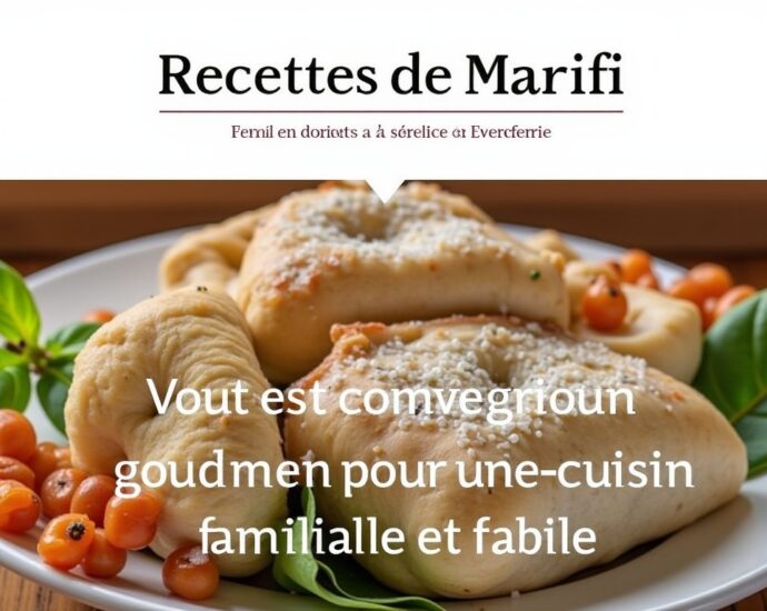 Recettes-de-maria.fr : Votre compagnon gourmand pour une cuisine familiale et facile